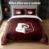 Stade Rennais FC Design Bed Bedding Set 1 Duvet Cover + 2 Pillowcases Soft Breathable Household Bed Linens