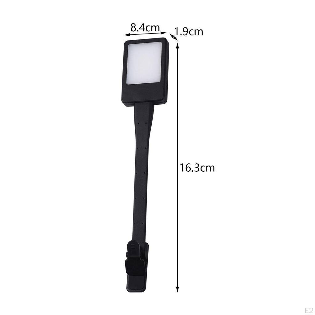 Clip on Book Flexible Mini Light, Rechargeable Reading Light Lamp for Women Men