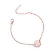 A-Z Chain Alphabet Wristband Bracelet Round Letters Pendant Lady Retro Bangles Girl Women Jewelry
