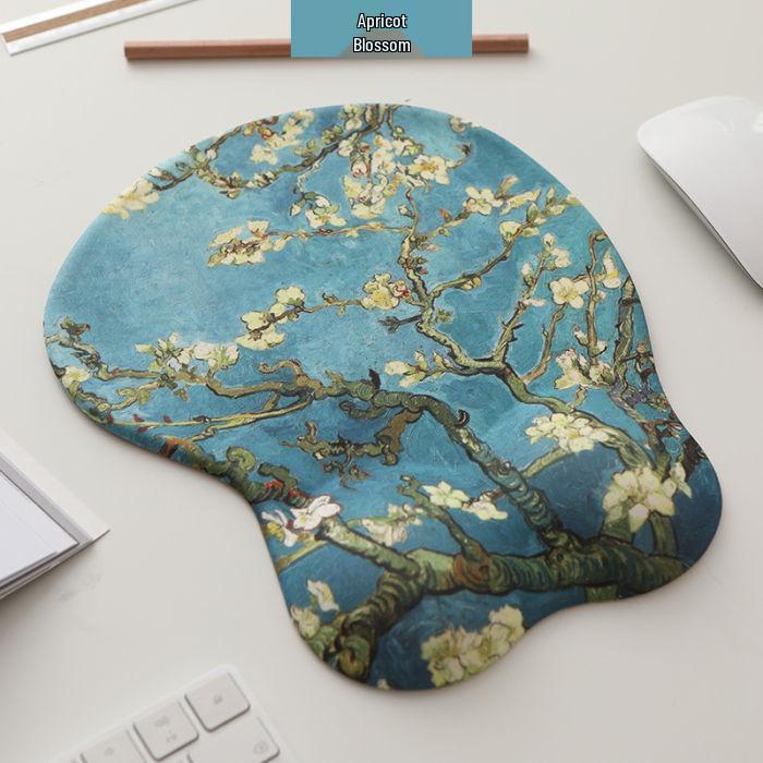 3D Cute Cartoon Silicone Wrist Rest Mouse Pad with Memory Foam