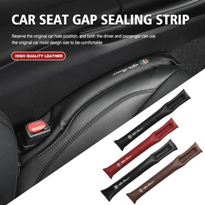 Leather Car Seat Gap Plug Seam Filling Anti-Leakage Strip For 159 Giulietta Giulia 147 Mito 156 159 166 GT Stelvio