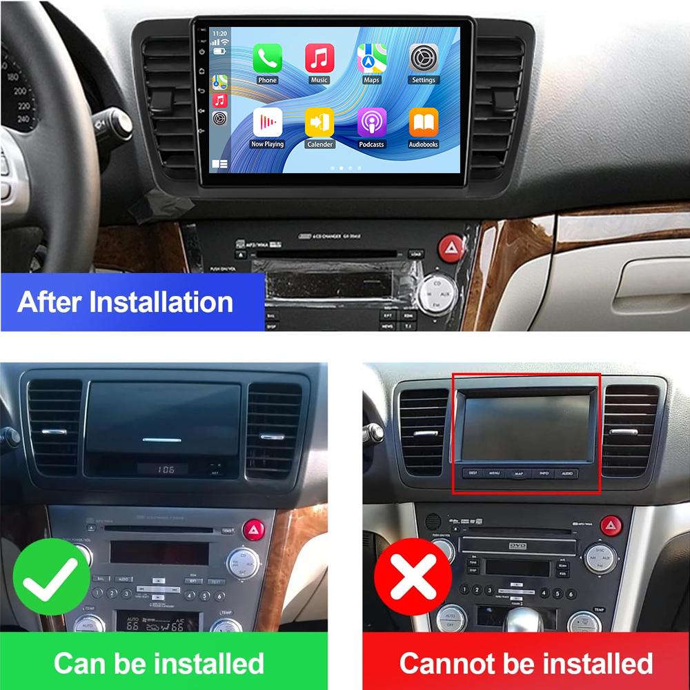 2 Din Android Car Radio Multimedia for Subaru Outback 3 Legacy 4 2005-2009 Car Stereo Radio Intelligent GPS Navigation Carplay