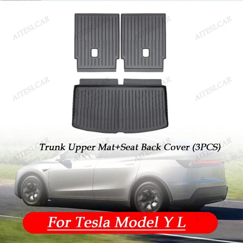 Custom TPE Car Floor Mats For Tesla Model YL Full Coverage Waterproof Anti-slip Durable All Weather Auto Foot Liners Car Interio
