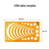 Multi-Function Drawing Template Ruler for Circles, Ellipses, Furniture, Architecture, Geometry, Mathematics, and Interior Design.