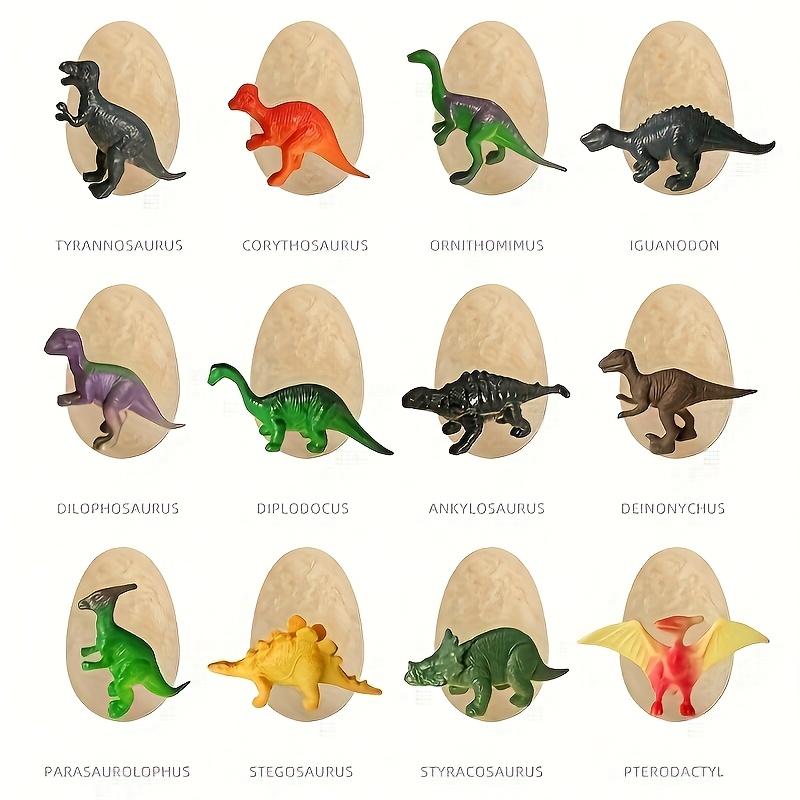 A Set of Dinosaur Fossil Excavation Eggs - 12 Unique Dinosaur Eggs,Excavate Several Unique Dinosaur Eggs, an Archaeological Dinosaur Egg Kit