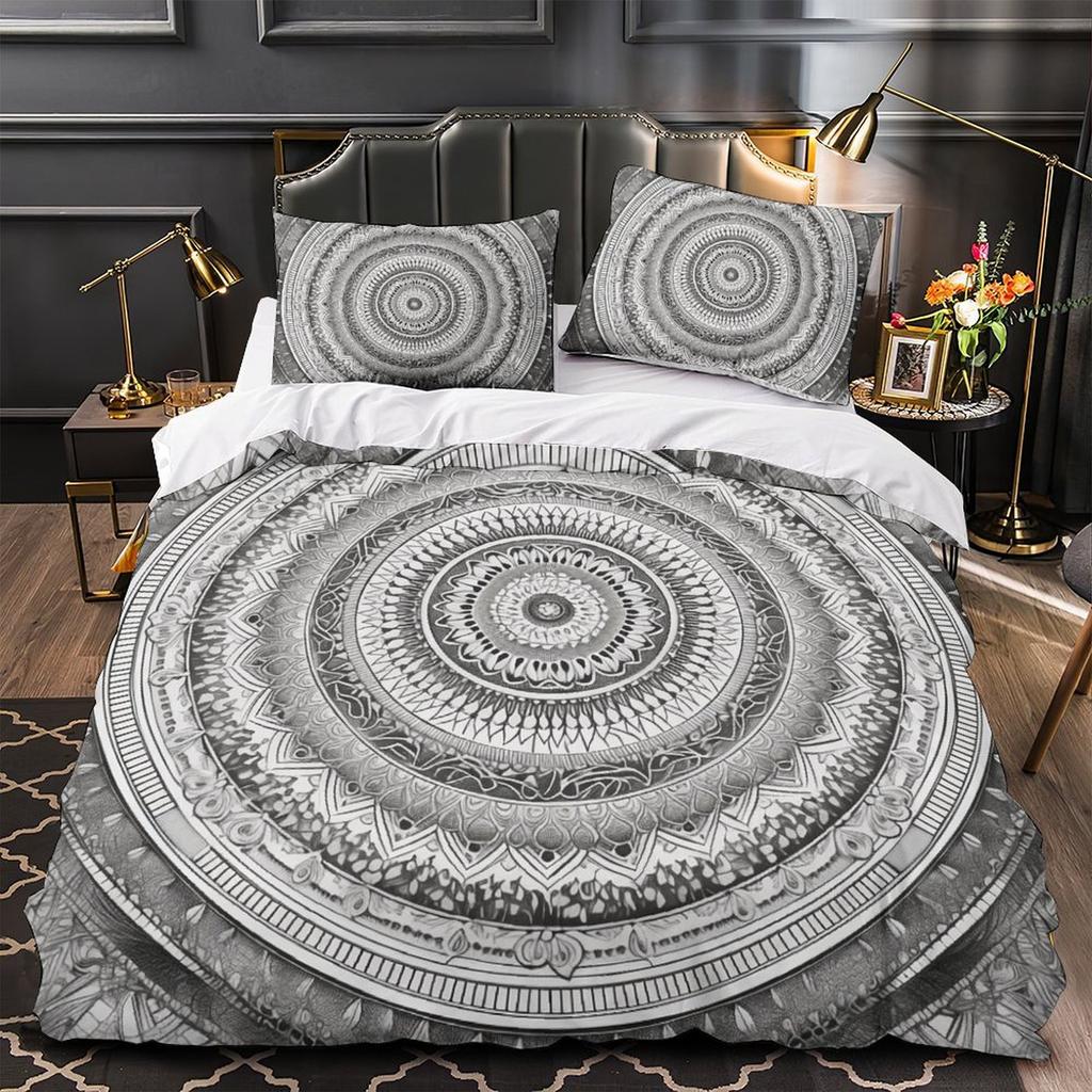 3D Digital Printing Bedding Two Or Three-Piece Set Bohemian Series Polyester