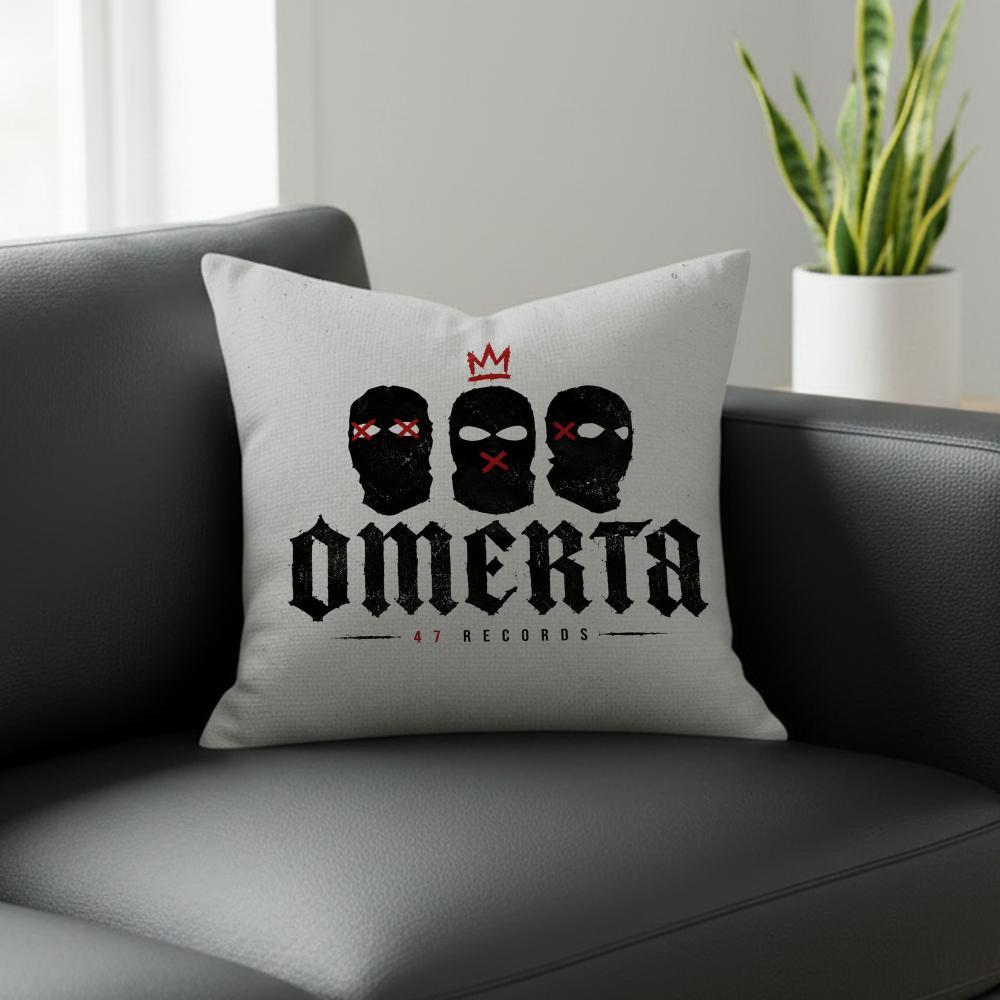 Brand Omerta Cushion Cover Natural Linen Pillowcase Set AllinOne Decor for Sofa Bedroom  Chair