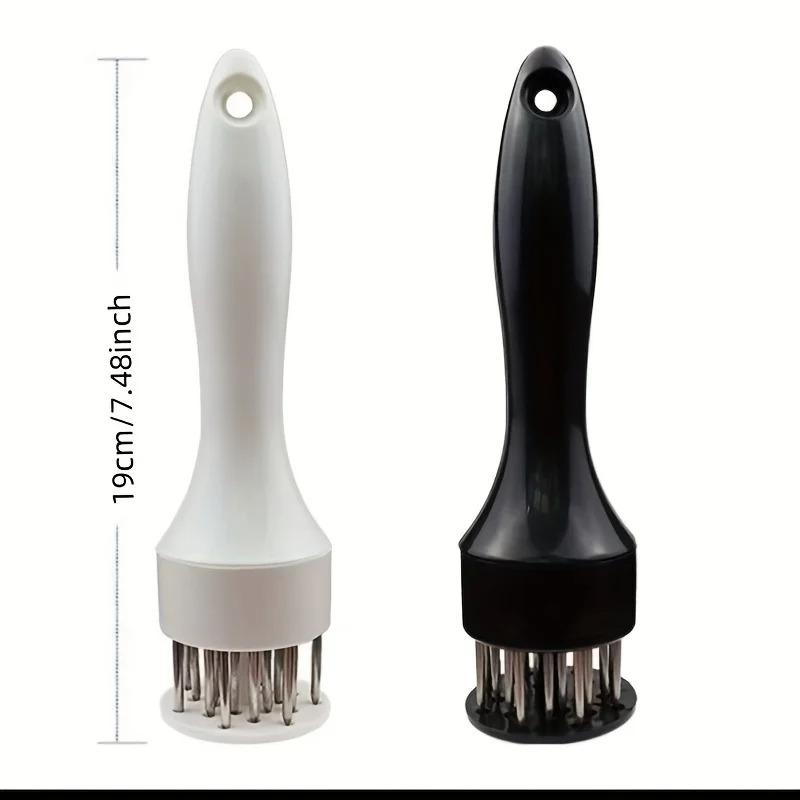 Meat Tenderizer 16-Needle Stainless Steel Tool, Sharp Needle Hammer for Beef, Steak, Chicken, Pork, Perfect for Marinating & Grilling