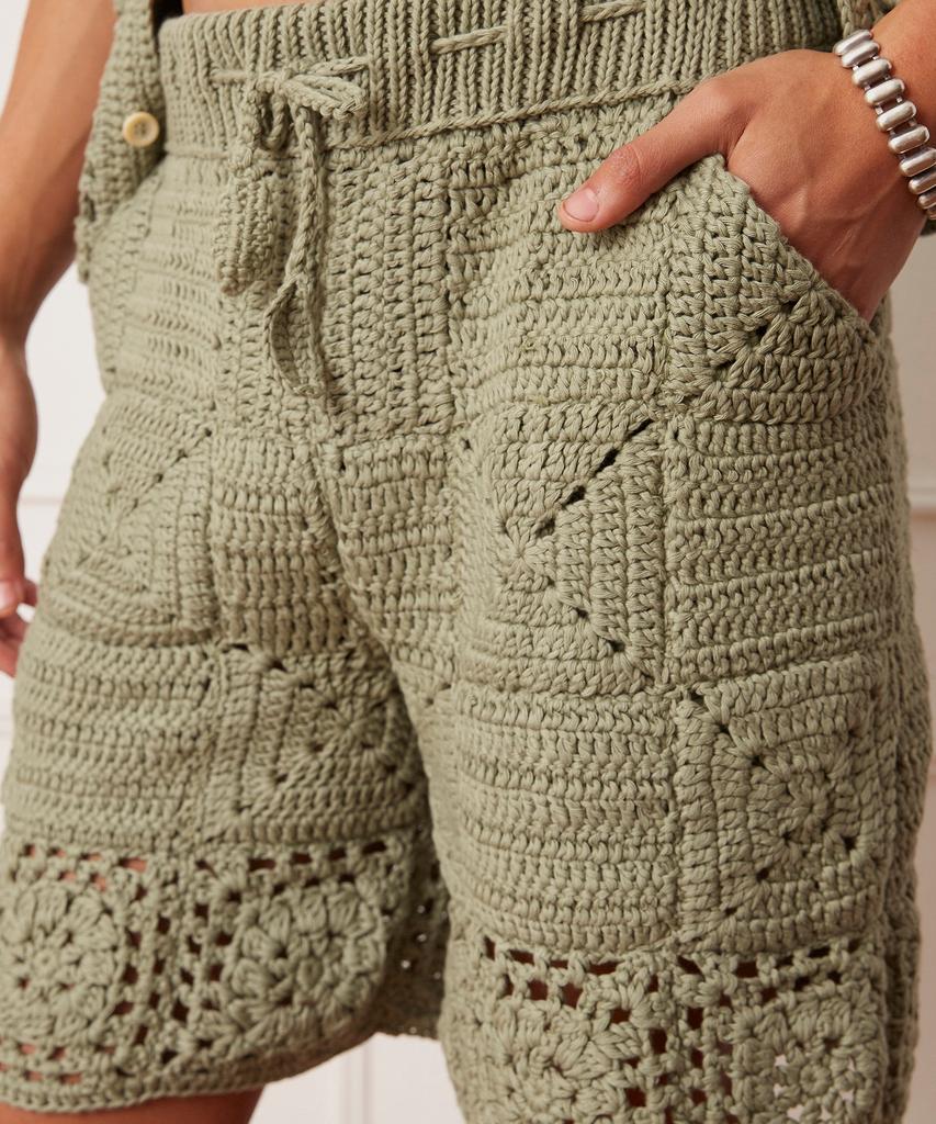 Kaleubone (M) Patch Shorts Green