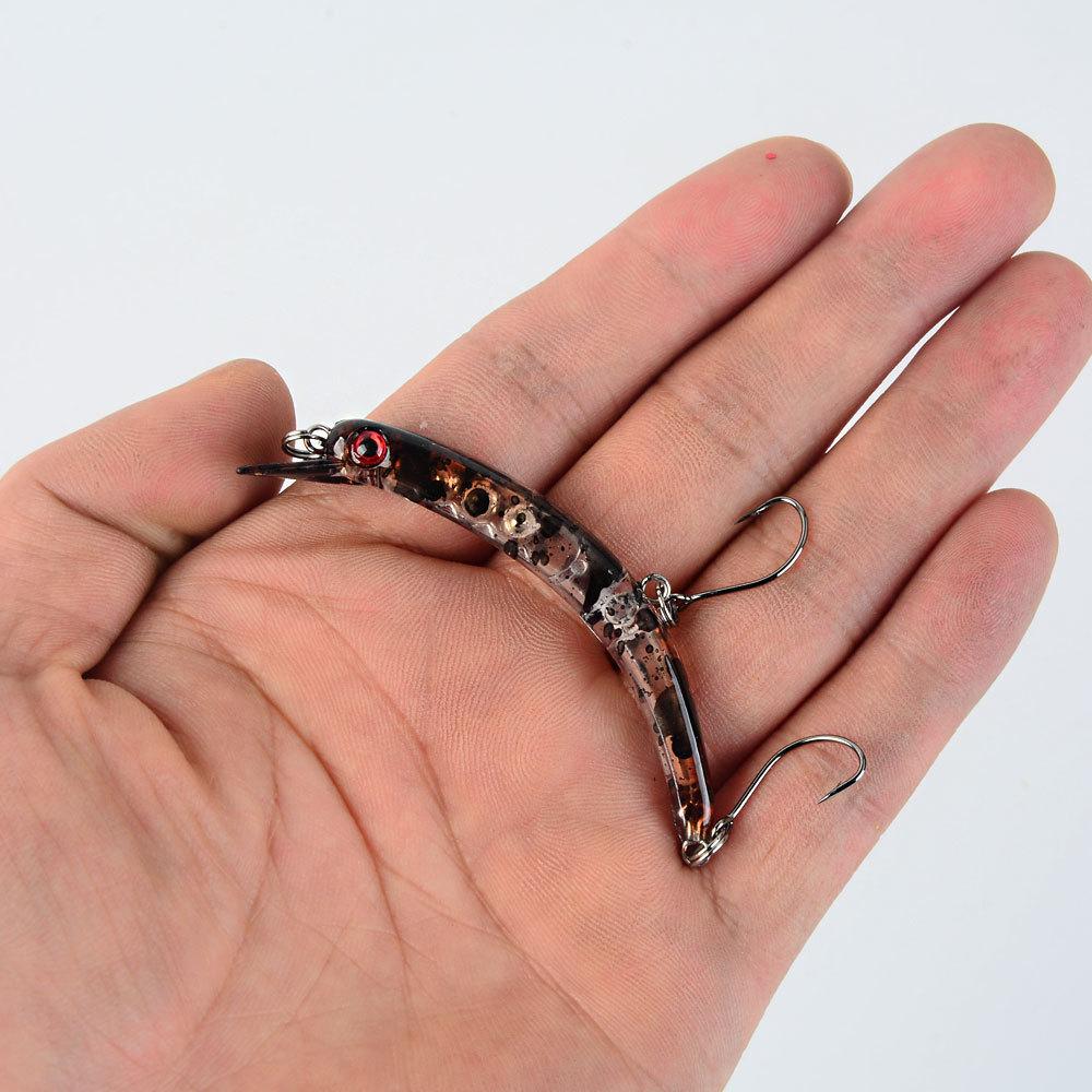 Fishing gear submerged curved mino bait 6.5cm far cast hard bait 4g fresh sea bass Luya bait sea fishing tool