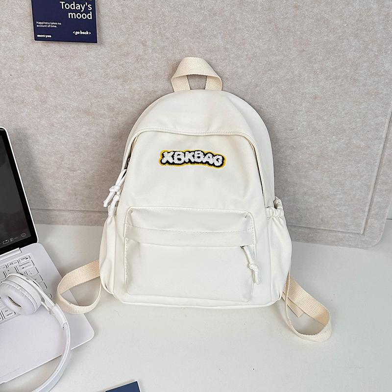 Однотонный рюкзак школьная сумка кампус рюкзак Small зелёный — фото 20