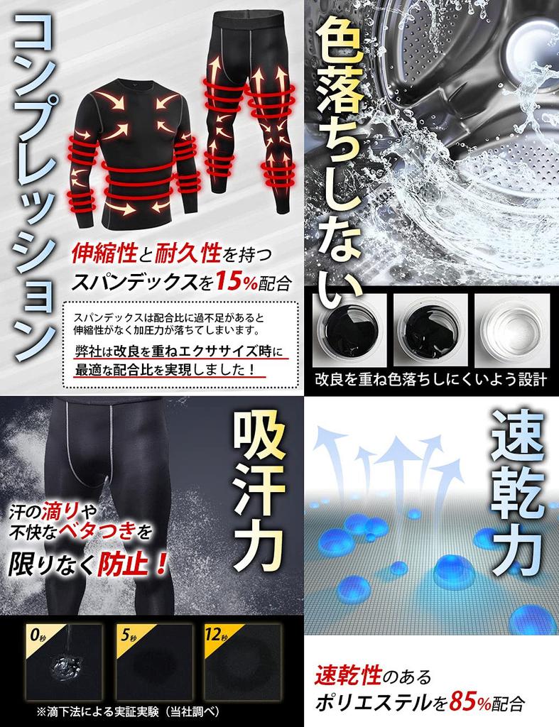 Village Variety Sauna Suit Innerwear for Men and Top and Bottom Cold Weather Innerwear Women, Compression-Wrapped, Sweat-Wicking, Set, (Men's L)