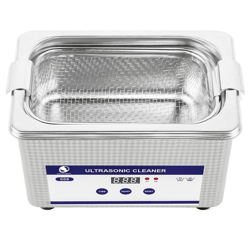 110V/220V Metal Parts 800ml Stainless Steel Basket Ultrasound Jewelry Cleaner Digital Ultrasonic Cleaner Heater Manicure Tools