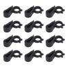 120 Pcs Black/ White Christmas Light Clips Plastic Waterproof Roof Christmas Light Clips Reusable 2.3 X 1.6cm