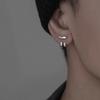 Vintage Fashion Charm Punk Earring for Men Detachable Dual Purpose Stud Earring Prong Ear Punk Party Mens Jewellery Hombre