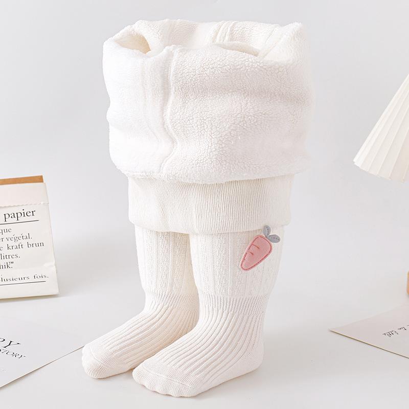 

Детские штаны с мягкой подкладкой, утолщенные детские колготки, осенние и зимние цельные детские нижние носки для девочек 85-95cm