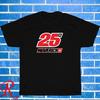 Neues Maverick Vinales 25 Logo Schwarz/Grau/Marineblau Größe S-5XL Unisex T-Shirt