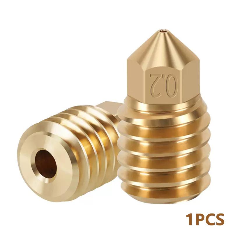 För Bambu Lab X1/P1P Munstycke 0.6 0.8 1.0Mm Härdat Stål Cht Kloning Mässingsmunstycke Uppgraderad Hotend Stål För Bambu Lab 3D-skrivare