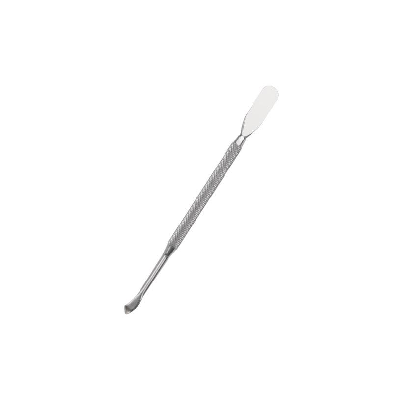 Stainless Steel Double-Ended Nail Cuticle and Polish Remover Tool with Bent Head