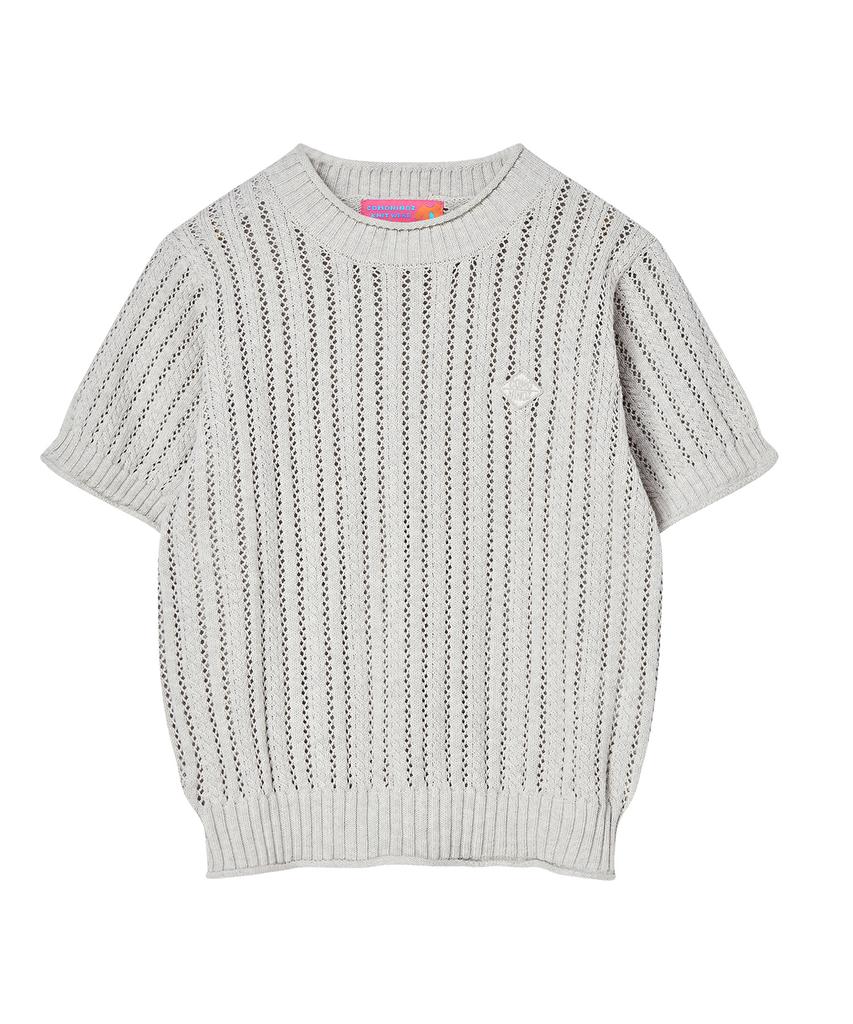 COMONINOZ W Crochet Half Knit [4 Color]