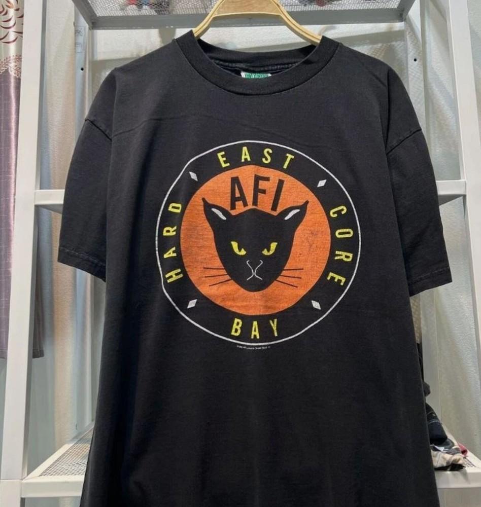 

AFI Shirt, AFI Black Short Sleeve Cotton T-shirt Unisex L