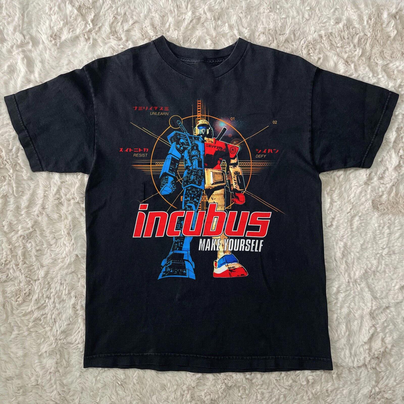 INCUBUS Make Yourself Short Sleeve Black All Size Shirt L