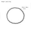 Fashion Jewelry Non Fading Waterproof Metal Ball Multiple Models Quality Smooth Solid Beads Elastic Stainless Steel Bracelets