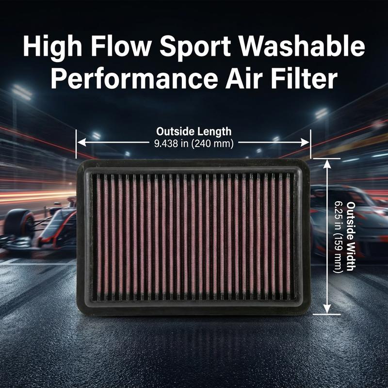 

for Honda CR-V 2012-2018 2.0 High Flow Sport Washable Performance Air Filter 33-3094 17220R6AJ00