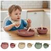 Anti-Slip Baby Weaning Dishes Set Shatter-proof Toddler Feeding Tableware Baby Eating Supplies