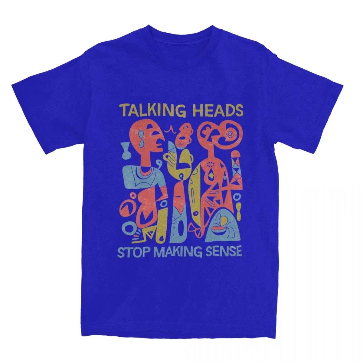 

Футболка Talking Heads Stop Making Sense Stuff рок-группа Повседневная Хлопок летний хлопок Мужской Женский топ футболка Короткий рукав Уличная одежда S