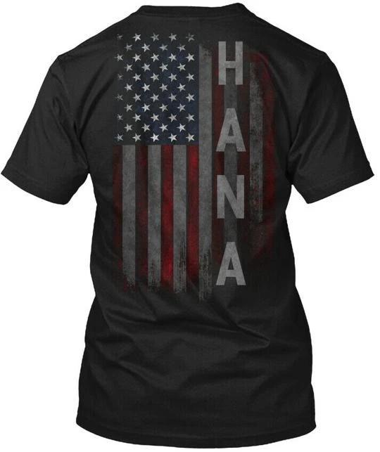 

Hana Family American Flag T shirt Made in the USA Size S to 5XL 4XL
