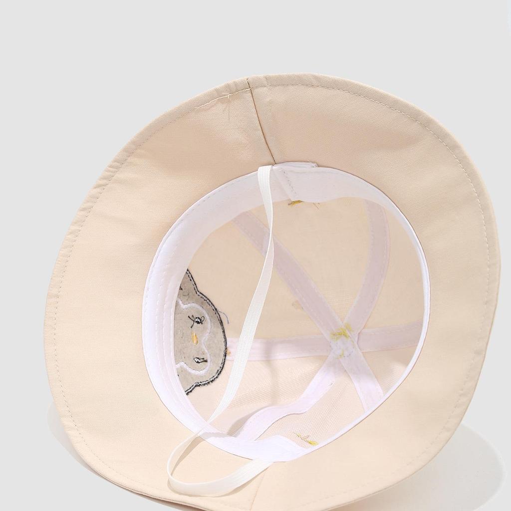 Cartoon Penguin Baby Bucket Hat, Korean Style, Sun Hat for 2-Year-Olds
