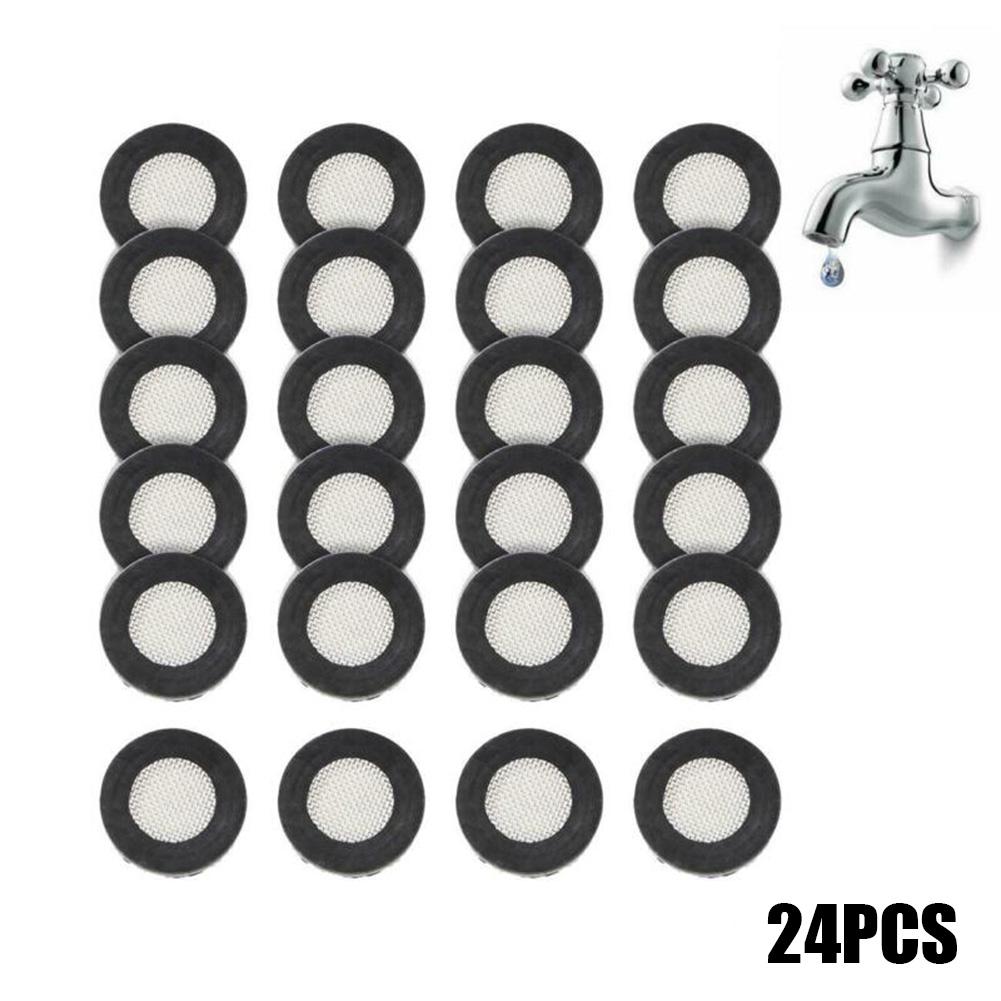 

High quality Brand new Washers 24x 3/4 Fill Hose Garden Gasket Hose Sprinkler Washer Washers With Filter Screen China Mainland
