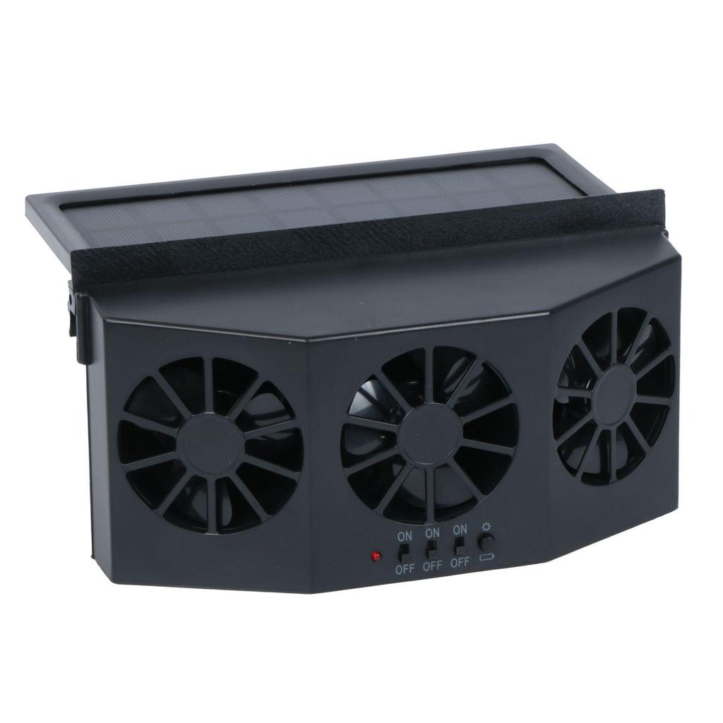 Summer Solar Car Cooling Fan: Ventilates and Circulates Interior Air