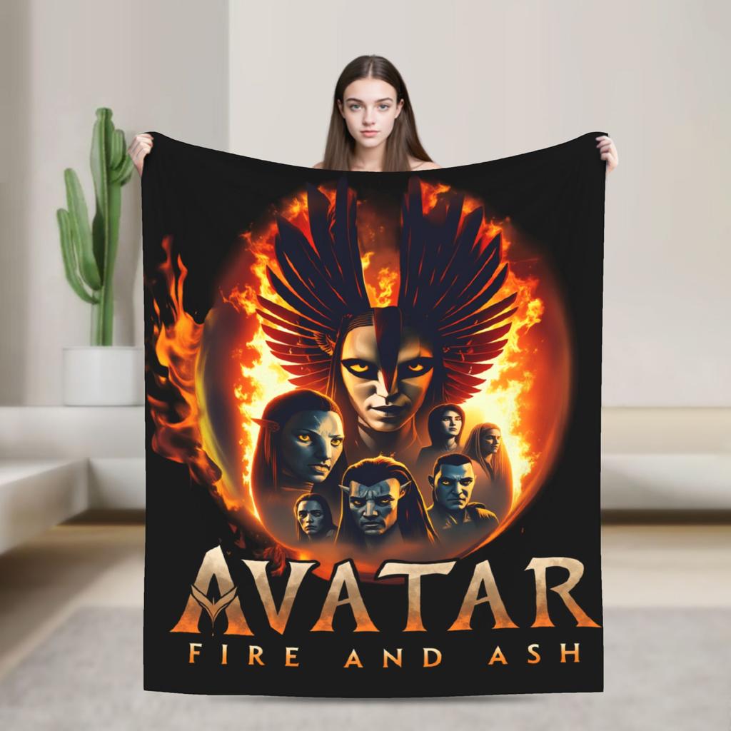 Avatar Fire and Ash Blanket Quality Warm Soft  Throw Blanket Winter Boy Girl Outdoor Fashion Bedspread