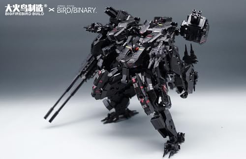 BIGFIREBIRD BUILD "Bird Binary" Tiger Hunt TYPE ALPHA Smokey Tiger [Gun Power & Black Cat 2-Piece Set] PVC & Alloy Painted Movable Figure