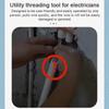 86 and 118 Bottom Boxes Universal Wire Threading Aid Tool Electrician Professional Pulley Cable