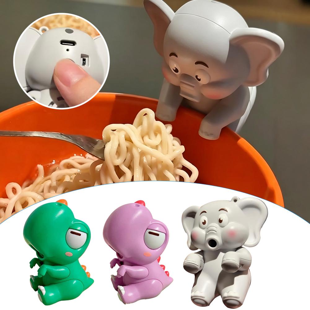 Mini Clip On Fan for Cup 3 Speeds Cute Monkey Portable Clip On Food Cooling Fan for Soup Coffee Tea Baked Goods Outdoor Picnic