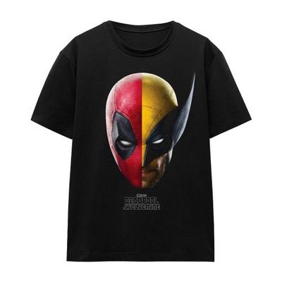 Deadpool & Wolverine Unisex Erwachsenen Deadpool & Wolverine Porträt T-Shirt