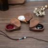 Heart Shape Engagement Ring Box Walnut Wood Earring Storage Box Wooden Jewelry Box Thanksgiving