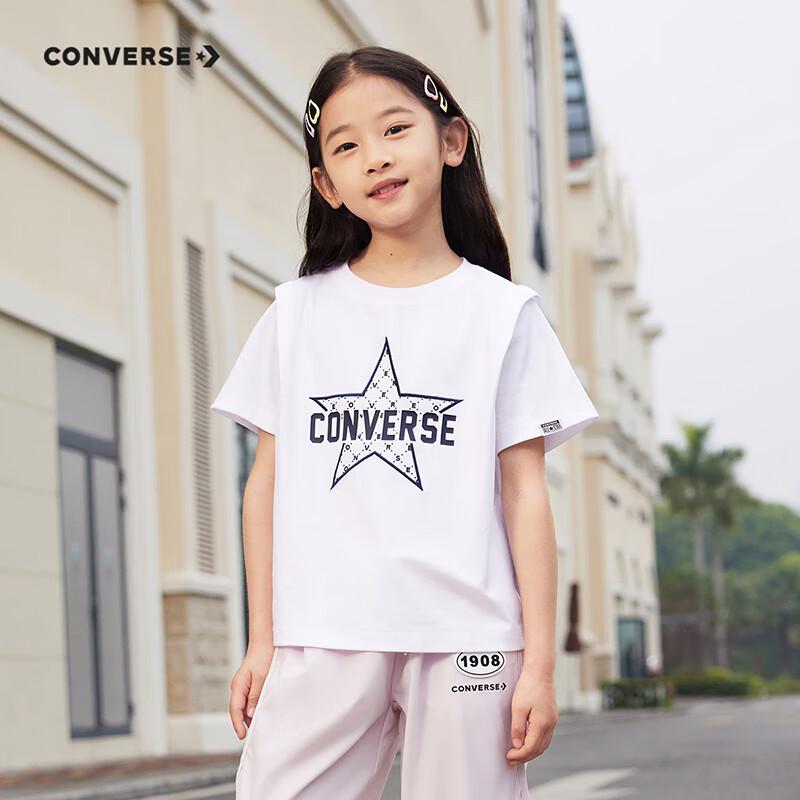 Converse Girls  Pure Cotton Short Sleeve T-Shirt 150/68