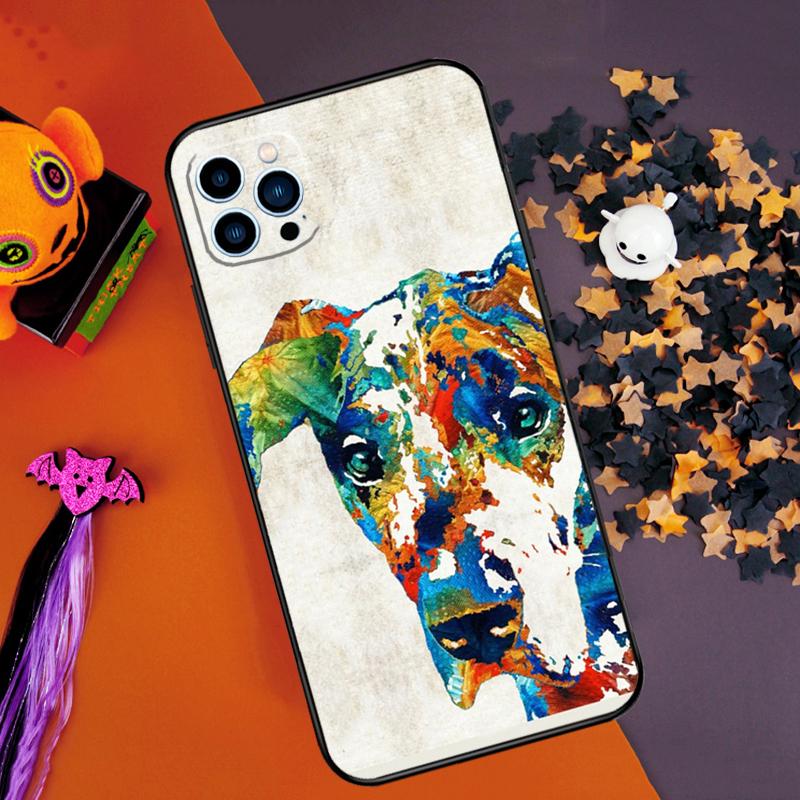 

Great Dane Dog Watercolor Bumper Case For iPhone 15 16 14 Pro Max 11 12 13 Pro Max Mini XR 16e 16 15 Plus Phone Cover iPhone 16 Pro