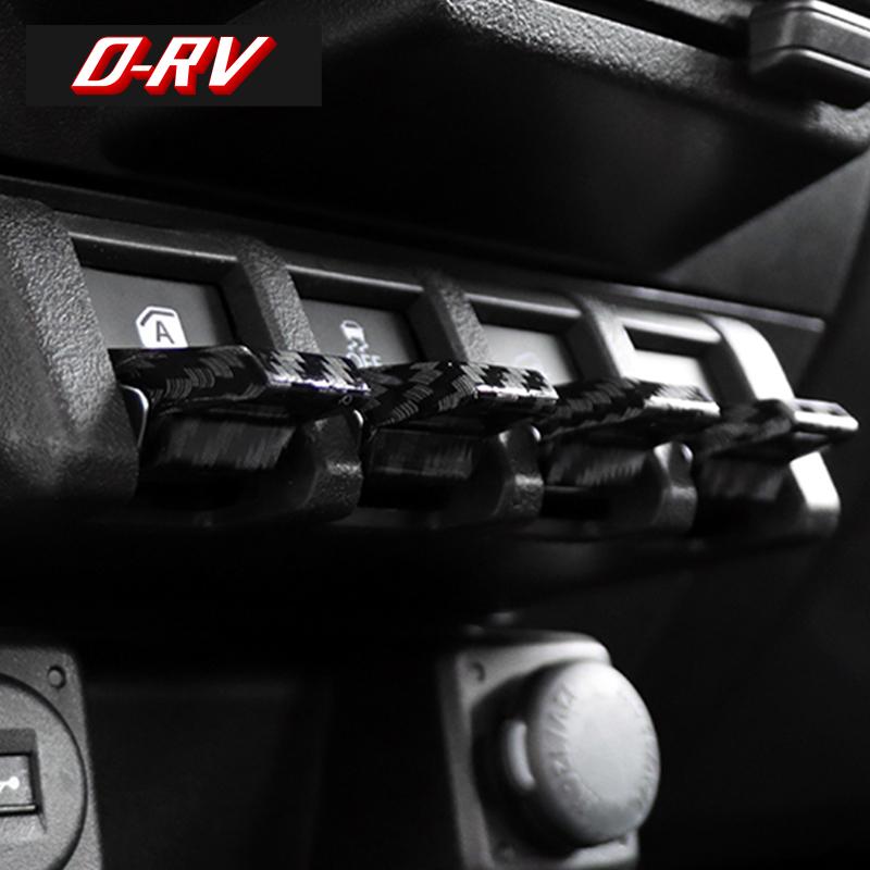Car Window Lift Switch Button Panel Decoration Cover Stickers For Suzuki Jimny JB64 Sierra JB74W   Interior