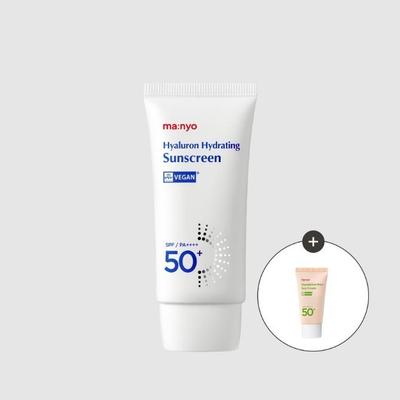 Manyo Hyaluron Hydrating Sunscreen Lightweight Moisturizing Sun Cream SPF50+ PA++++ 50mL