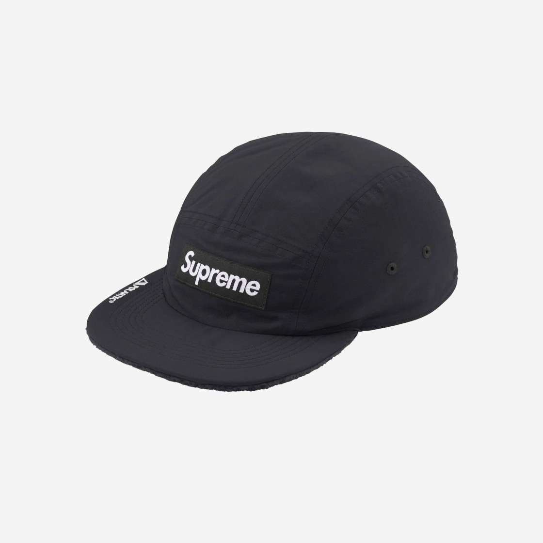 

Двусторонняя кепка из овчины Supreme Polartec, черная 23FW