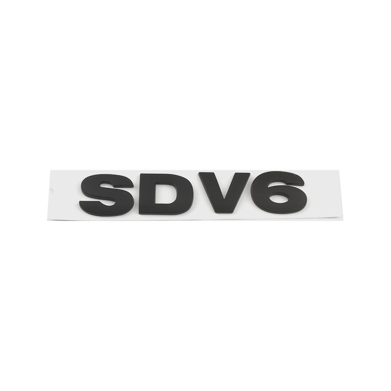 3D-ABS-Aufkleber für Kofferraum/Kotflügel (SDV8/SDV6) für Land Rover Discovery 4, Ranger Rover Sport und HSE