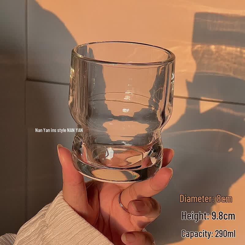 Chubby Vintage Ins Style Iced Coffee  Latte Glass