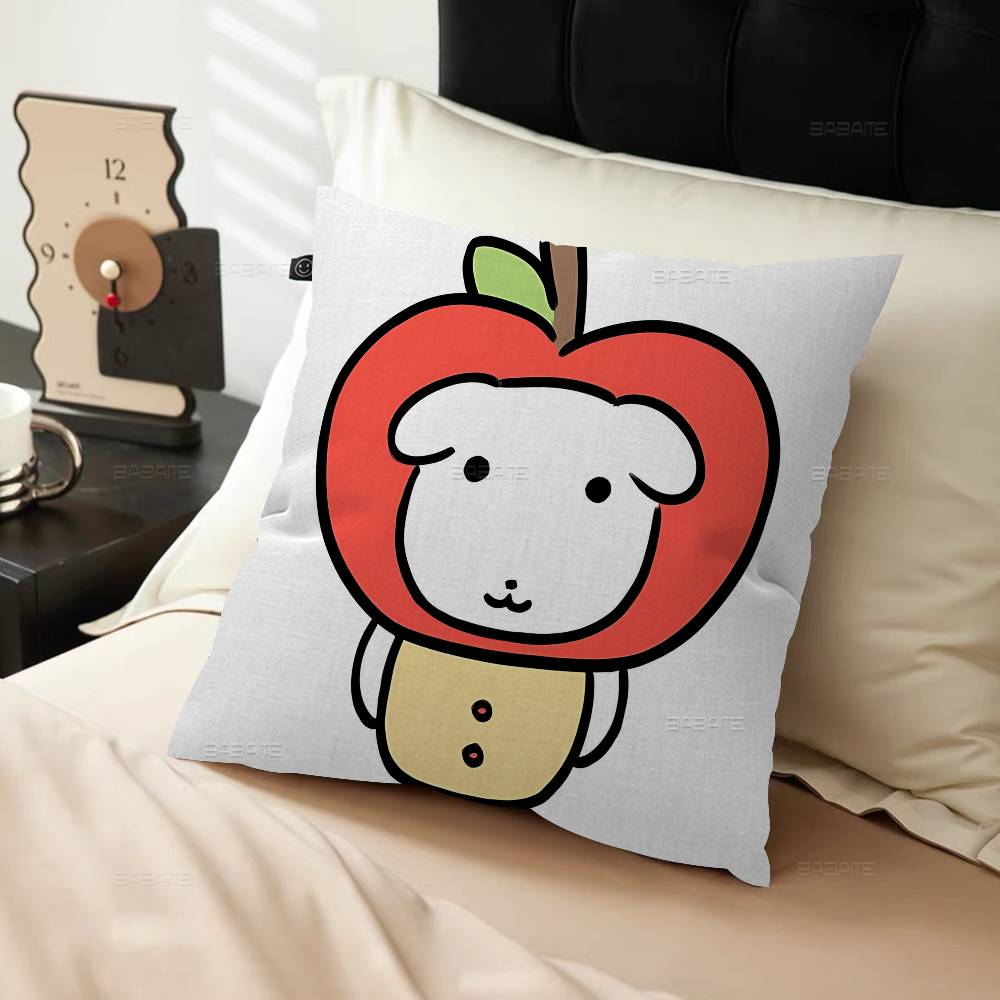 Cute Cartoon Line Dog Personalized picture text home decorative pillows Household Gifts 45x45cm