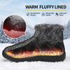 Couple Winter Snow Boots Low Top Warm Fleece Lined Non Slip Soft Sole Cotton Shoes Women Men Size 36-46