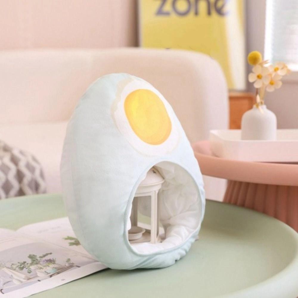 Plush Duck Egg Head Cover Unique Cartoon Head Cover Novelty Plush Head Cover  Photo Prop
